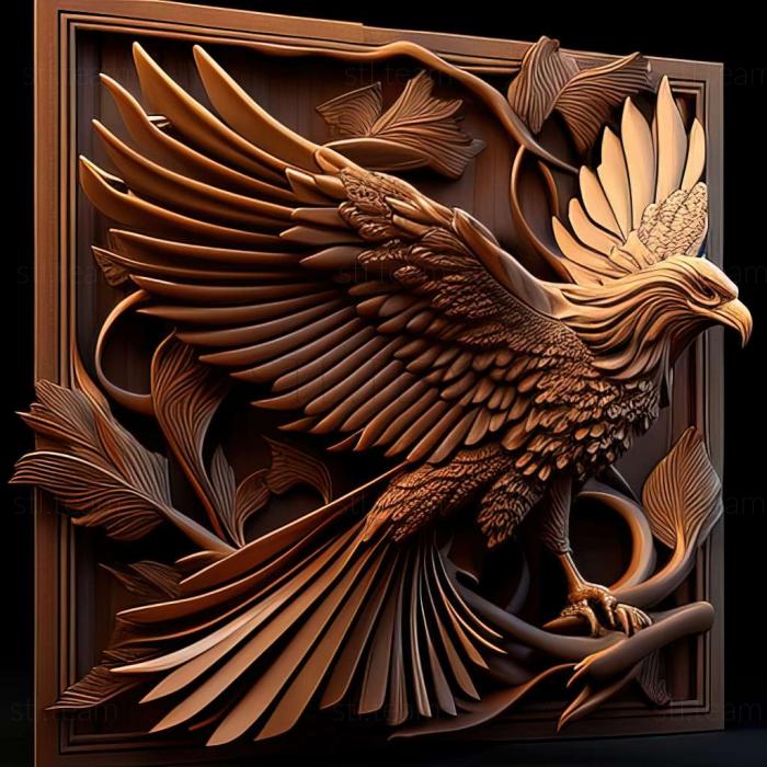 3D model phoenix (STL)